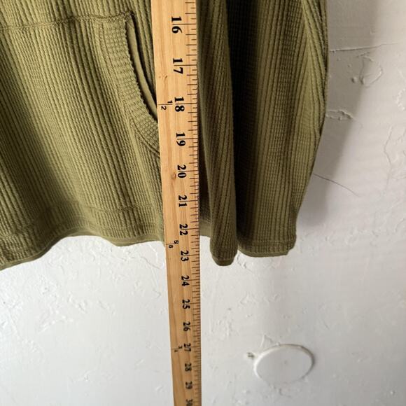 Axcess Y2k Hoodie Pullover Womens Large Ribbed Long Sleeve Casual Top Grunge - Picture 5 of 7